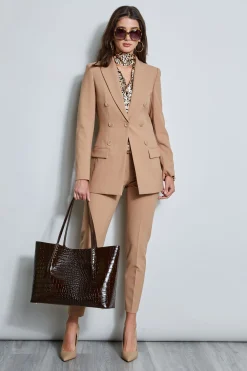 Elie Tahari Tops & Sweaters-Silk Satin Winter Safari Shirt