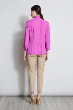 Elie Tahari Tops & Sweaters-Silk Tie Button Shirt