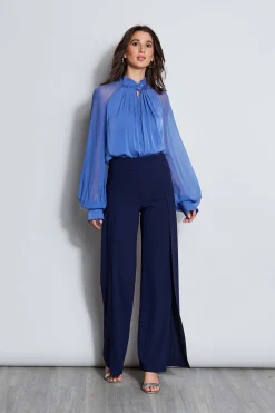 Elie Tahari Tops & Sweaters-Silk Twist Keyhole Shirt