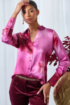 Elie Tahari Tops & Sweaters-Silk Venetian Glass Shirt