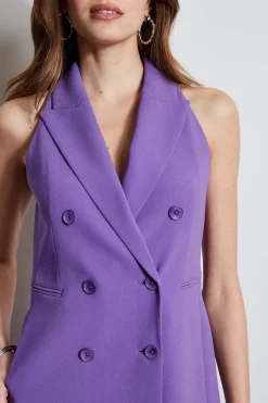 Elie Tahari Dresses & Jumpsuits|Sleeveless Dresses-Sleeveless Double Breasted Blazer Dress