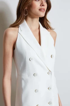 Elie Tahari Dresses & Jumpsuits|Sleeveless Dresses-Sleeveless Double Breasted Blazer Dress