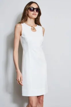 Elie Tahari Dresses & Jumpsuits|Sleeveless Dresses-Sleeveless Keyhole Ring Dress