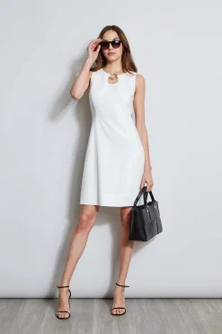 Elie Tahari Dresses & Jumpsuits|Sleeveless Dresses-Sleeveless Keyhole Ring Dress