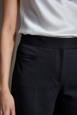 Elie Tahari Bottoms-Slim Cotton Pocket Pant