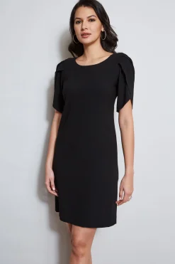 Elie Tahari Dresses & Jumpsuits|Short Sleeve Dresses-Slit Sleeve Dress
