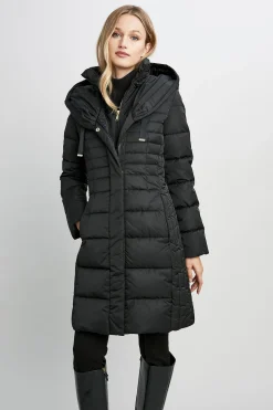 Elie Tahari Coats-Tahari Double Layer Long Puffer Coat