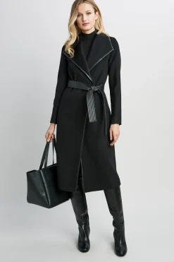Elie Tahari Coats-Tahari Juliette Double Face Wool Coat