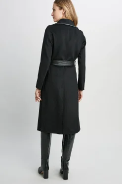 Elie Tahari Coats-Tahari Juliette Double Face Wool Coat