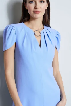 Elie Tahari Dresses & Jumpsuits|Short Sleeve Dresses-Tulip Ring Shift Dress