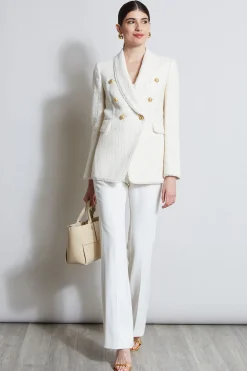 Elie Tahari Jackets & Blazers-Tweed Double Breasted Blazer