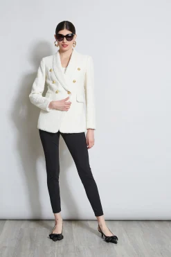 Elie Tahari Jackets & Blazers-Tweed Double Breasted Blazer