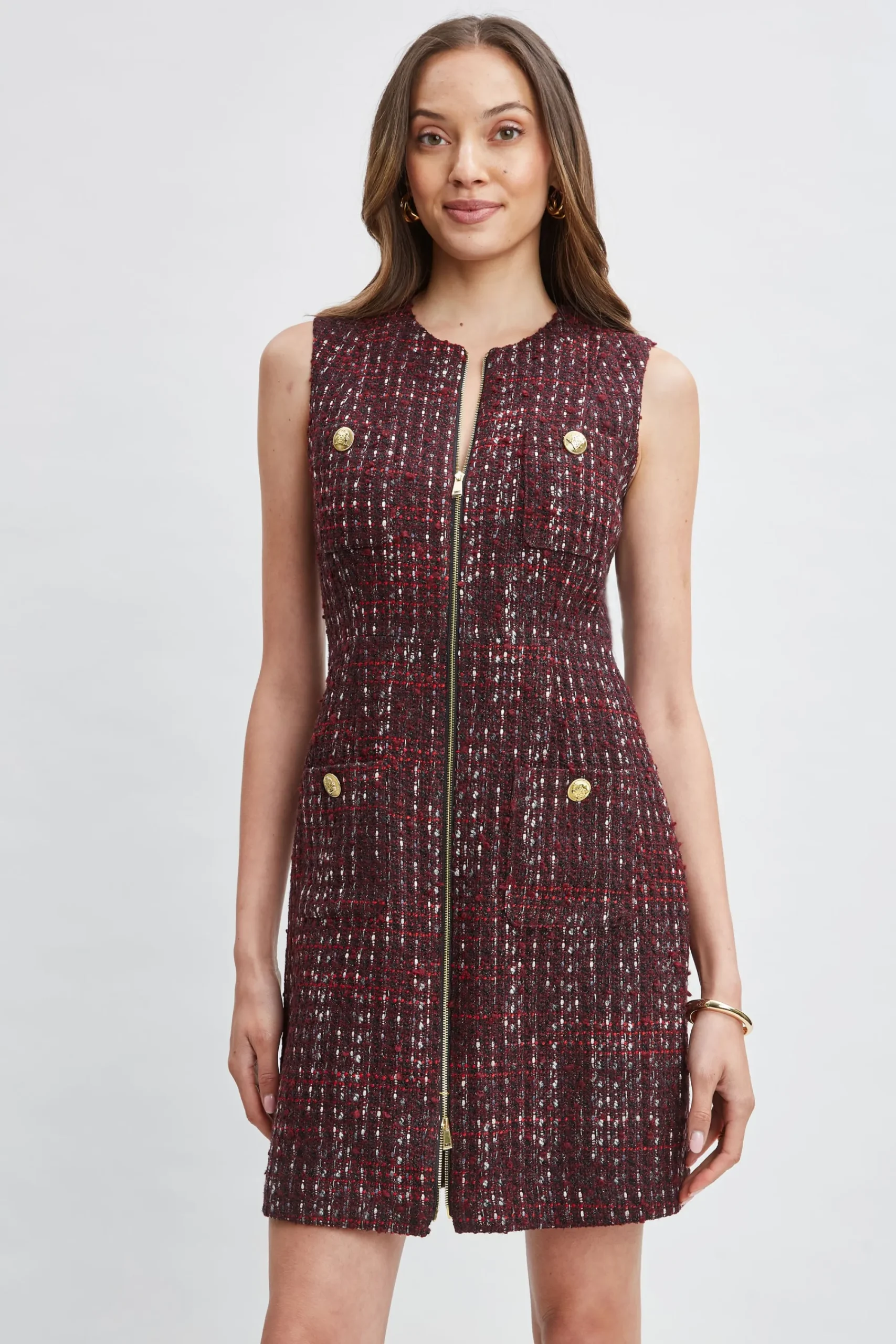 Elie Tahari Dresses & Jumpsuits|Suiting-Tweed Pocket Dress