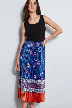 Elie Tahari Sleeveless Dresses|Dresses & Jumpsuits-Twilight Pleated Dress