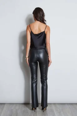 Elie Tahari Bottoms|Suiting-Vegan Leather Seam Pant