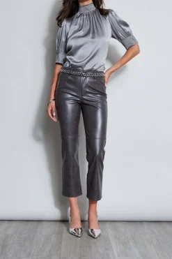 Elie Tahari Bottoms-Vintage Vegan Leather Pant