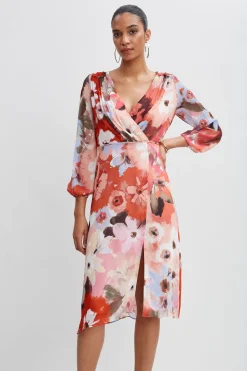 Elie Tahari Dresses & Jumpsuits|Long Sleeve Dresses-Wintergarden Floral Dress