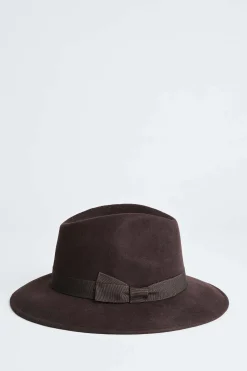 Elie Tahari Fragrance|Gloves-Wool Fedora Hat