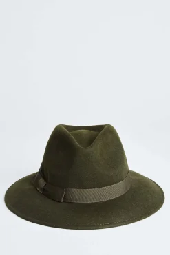 Elie Tahari Fragrance|Gloves-Wool Fedora Hat